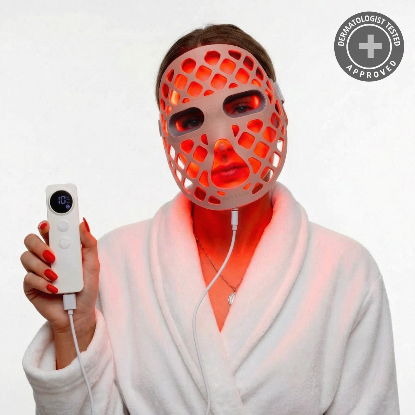 Masque LED Visage Skin Harmony™ | Anti-Âge, Anti-Imperfections & Éclat – Peau d’Azur